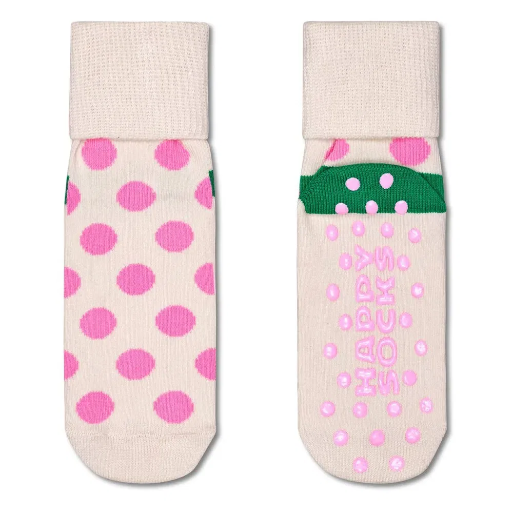 Носки длинные Heart & Big Dots Anti Slip 2 пары Happy Socks, розовый — фото 2