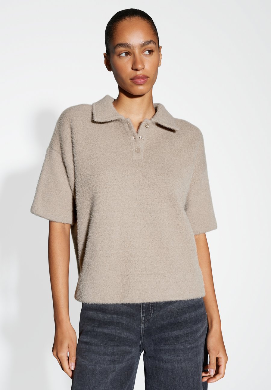 

Поло OPUS WIDE FIT STRAIGHT CUT, Warm Taupe/Taupe