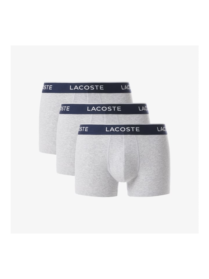 

Боксерские трусы Lacoste, серый