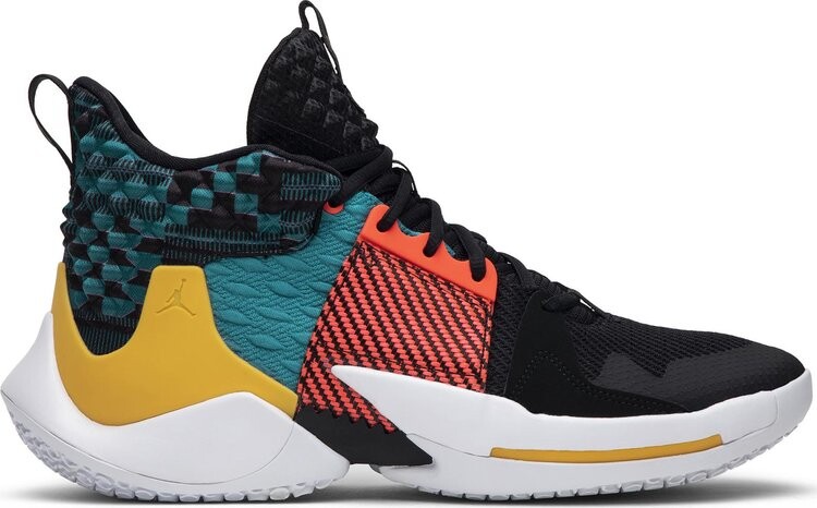 

Кроссовки Jordan Why Not Zer0.2 Black History Month, черный