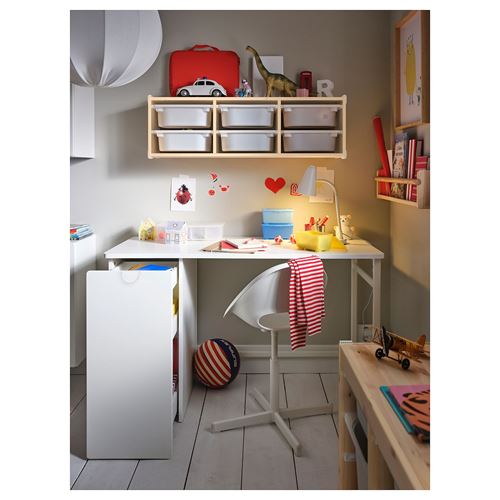 Детский стол IKEA Larande, 120x58 см, белый — фото 4