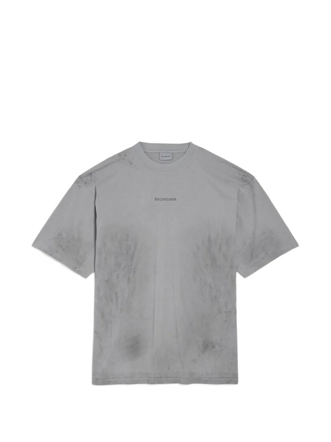 Balenciaga Футболка с логотипом, серый