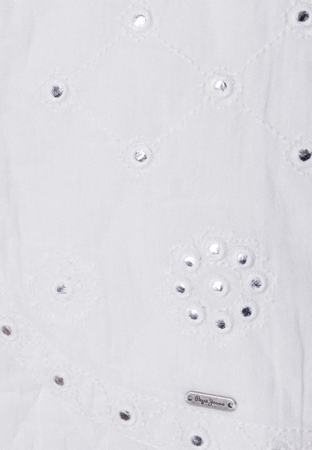Жилет Chaleco с деталями из падубового дерева Pepe Jeans, Mousse White — фото 4