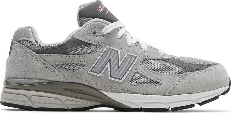 

Детские кроссовки New Balance 990v3, серый/зеленый