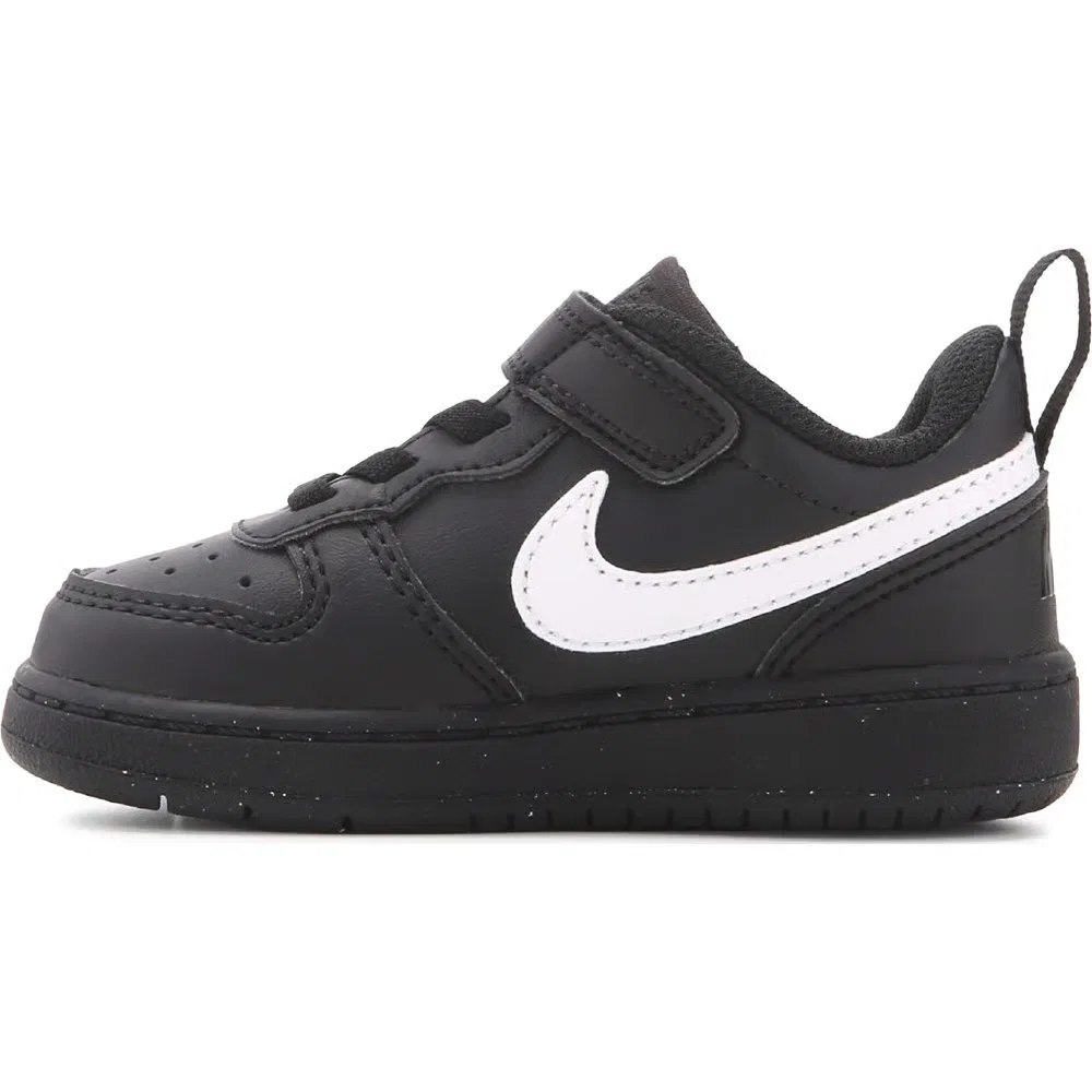 Детские кроссовки Kids' court borough low recraft для малышей Nike, Black/White — фото 3