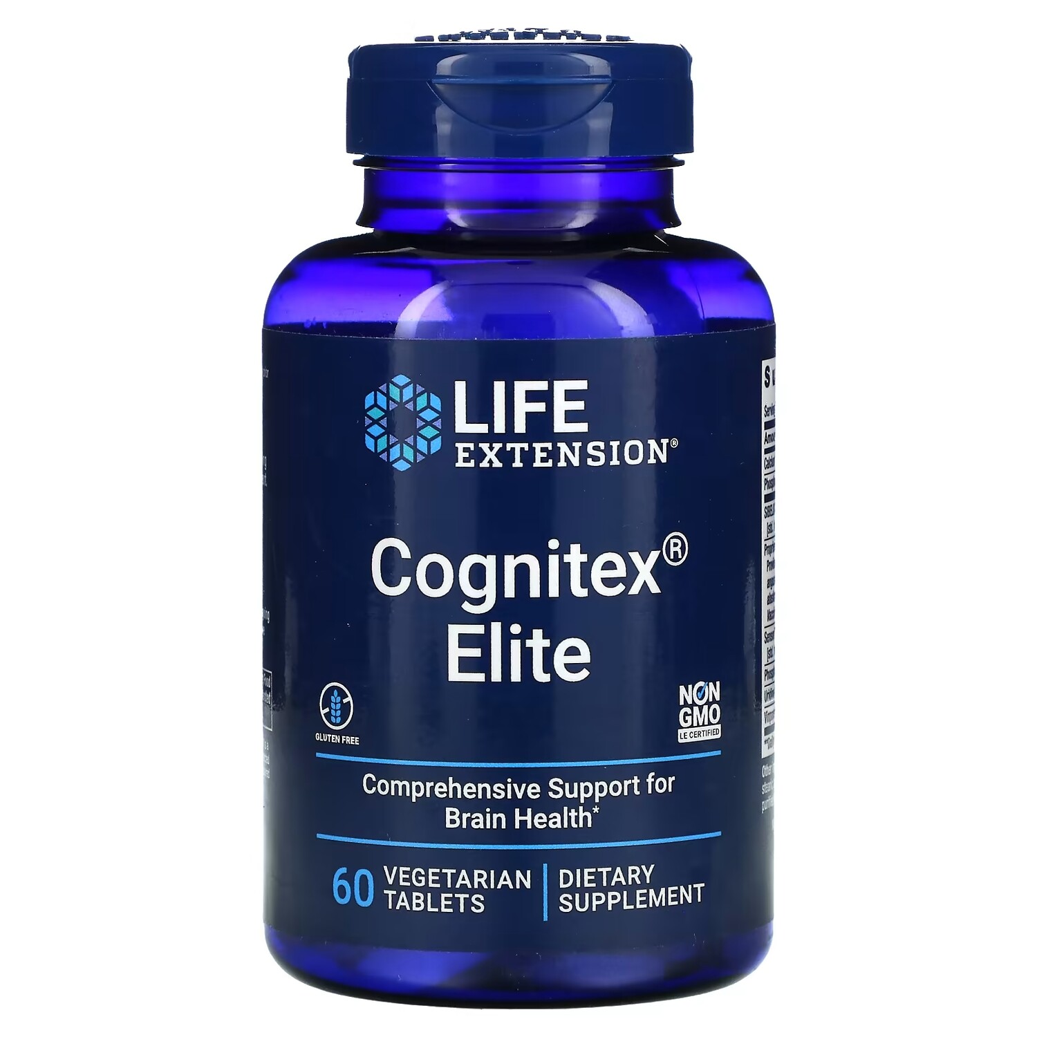 

Добавка Life Extension Cognitex Elite, 60 вегетарианских таблеток