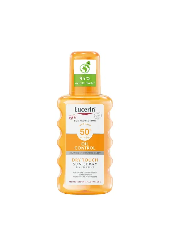 Солнцезащитный спрей Sonnenschutz Oil Control LSF 50+ - - защита от солнца 200 мл Eucerin, прозрачный