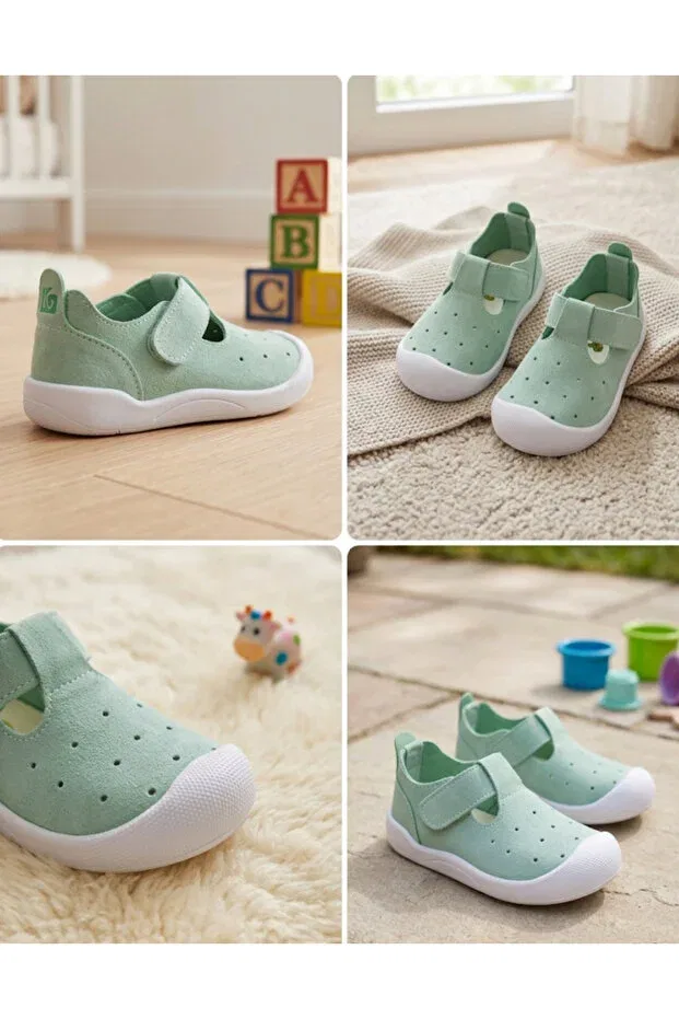 Детские туфли для девочек ортопедические Hızlı Al, Mint Green