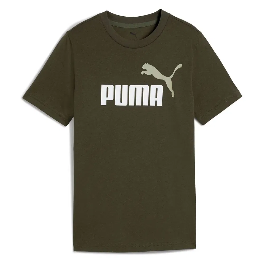 Футболка с коротким рукавом Essentials 2 Graphics Nº1 Logo Puma, зеленый