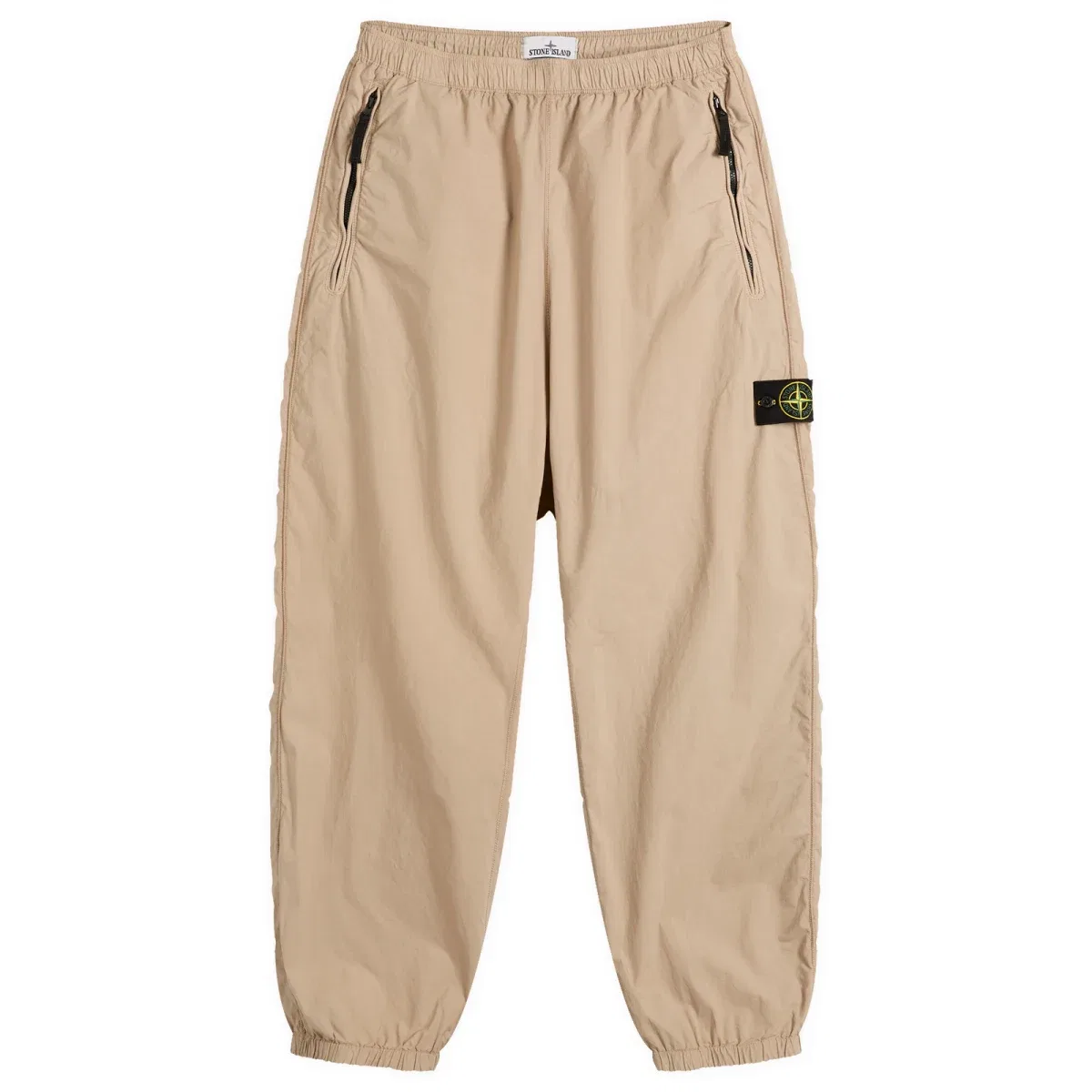 Брюки свободного кроя из парашютной ткани Tela Paracadute Stone Island, Desert