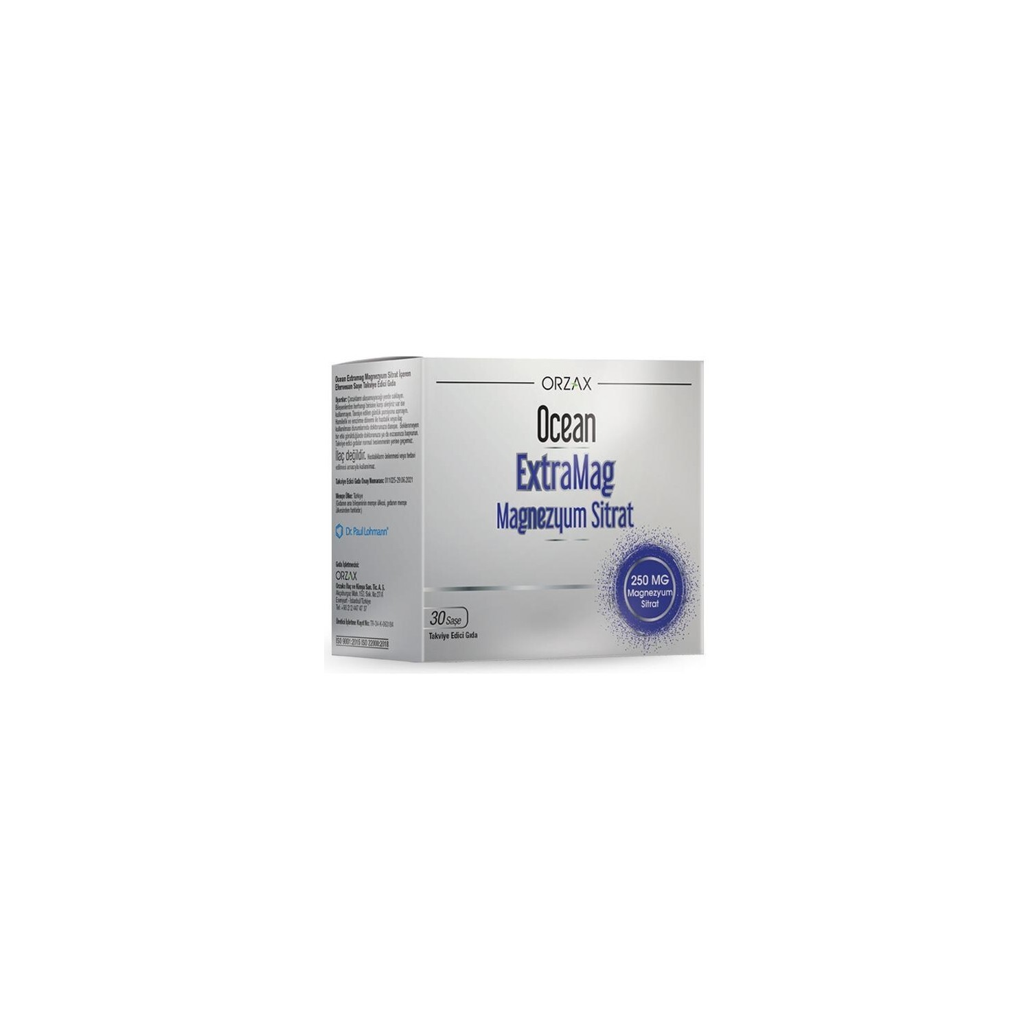 

Добавка Orzax Ocean Extramag Magnesium Citrate Effervescent, 30 пакетиков