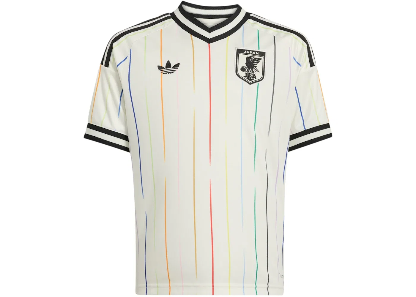 Детская футбольная футболка с принтом Jersey Adidas, Off White/Black