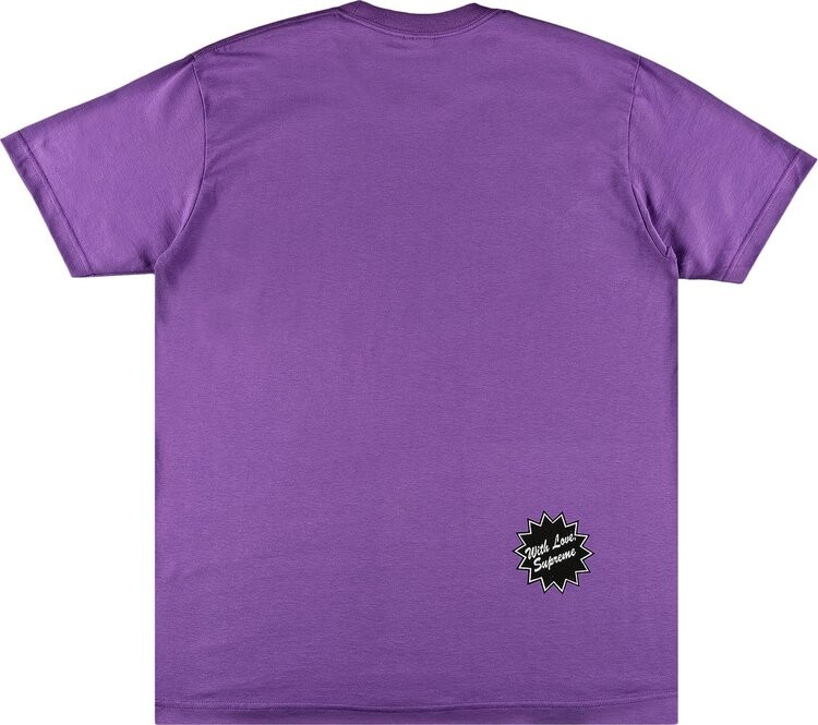 Футболка Supreme x Jamie Reid Anarchy Tee 'Purple', фиолетовый — фото 3