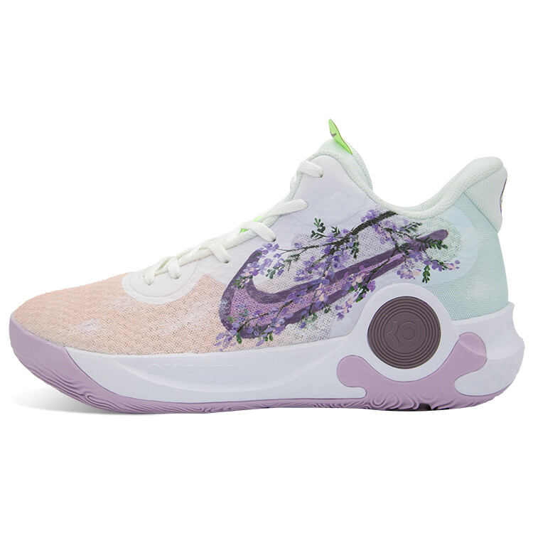 

Кроссовки Nike Trey 5 Vintage Basketball Shoes Unisex Mid-top Purple/cyan/pink, светло-фиолетовый