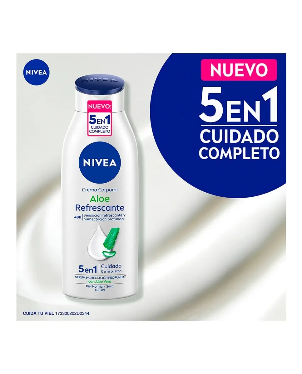 Лосьон для тела Увлажнение & Алоэ Вера 400 мл Nivea — фото 3