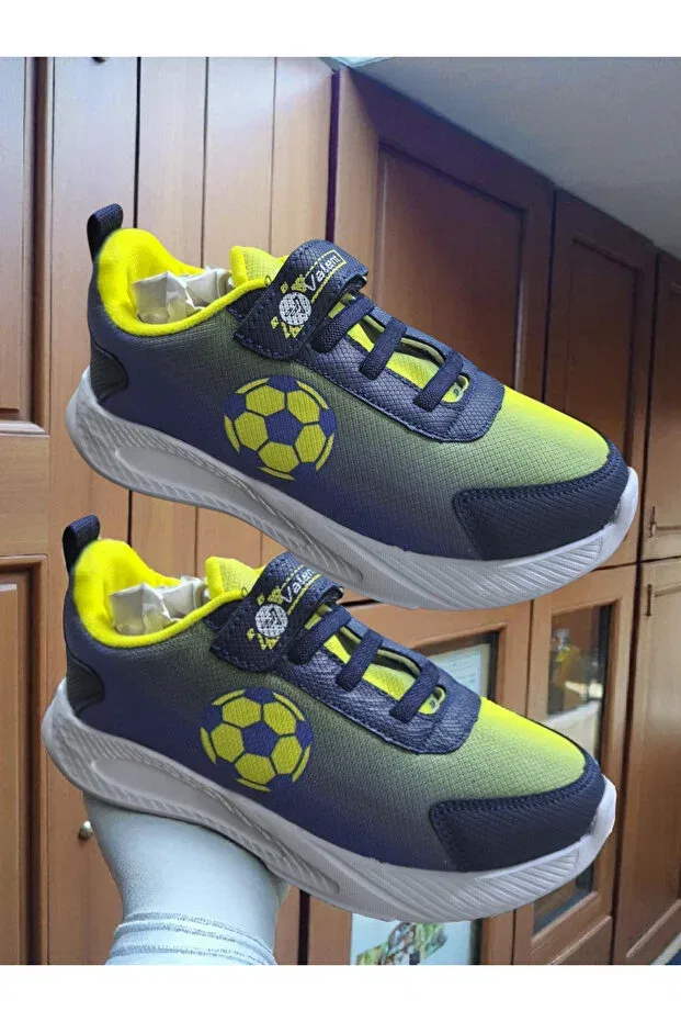 Детские спортивные туфли для мальчиков с мягкой стелькой Valent, Navy Blue