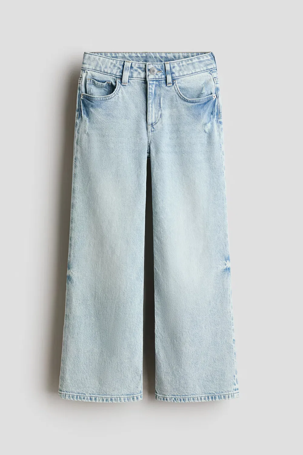 Свободные джинсы-клеш H&M, Helles Denimblau — фото 4
