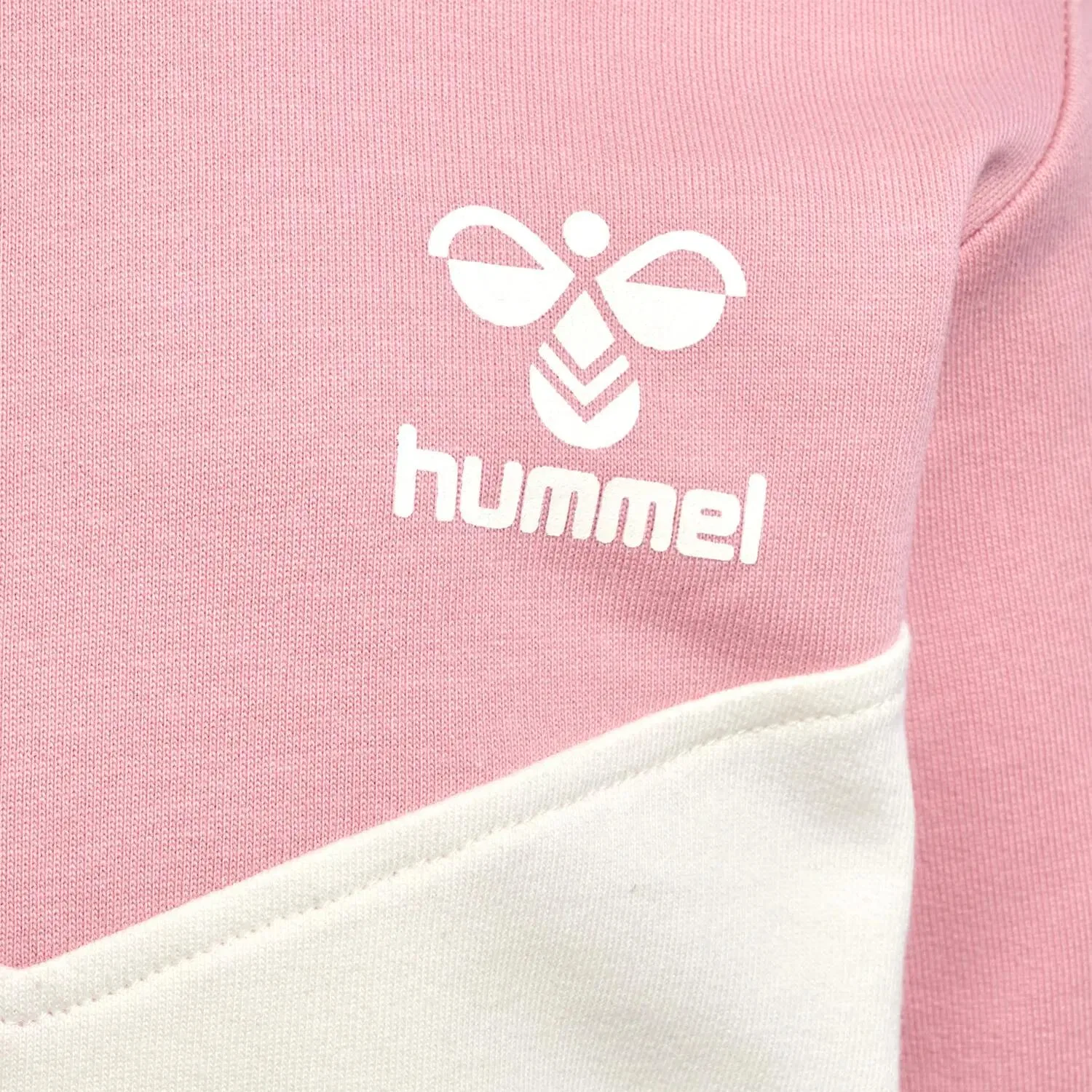 Детский свитшот из органического хлопка hmlSkye Hummel, Rosa / Pastellrosa / Bonbonrosa — фото 4