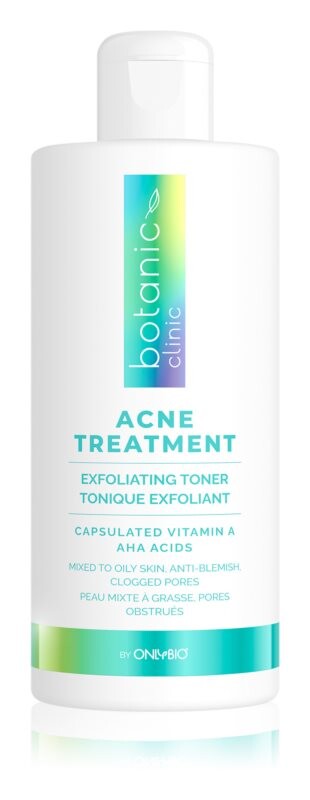 

Отшелушивающий тоник для проблемной и жирной кожи OnlyBio Botanic Clinic Acne Treatment