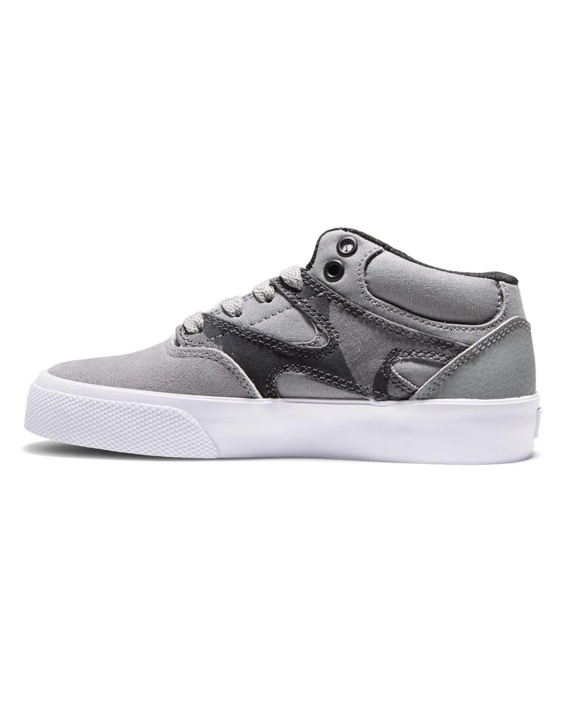 Детские кроссовки для мальчиков с камуфляжным принтом Kalis Vulc DC Shoes, Black Camouflage — фото 4