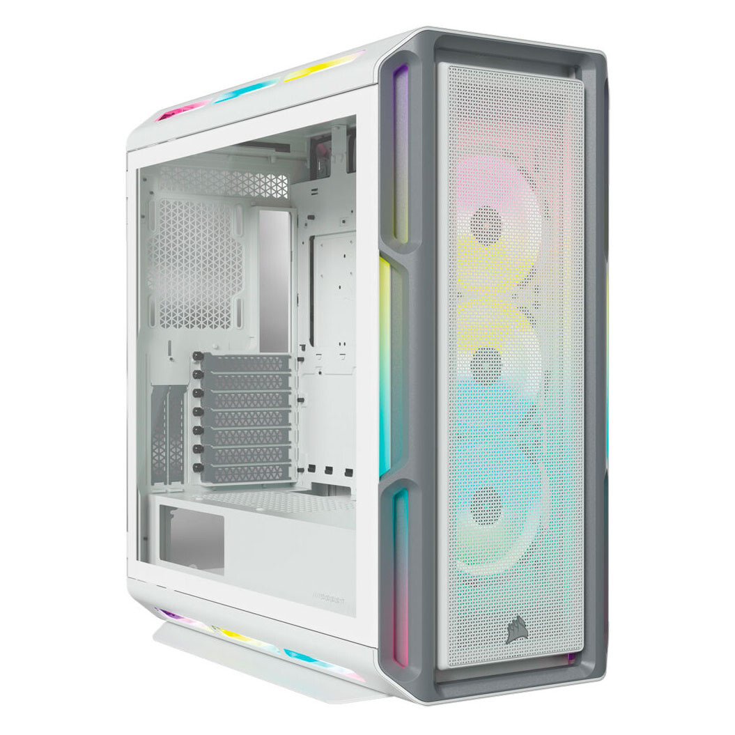 

Корпус Corsair iCUE 5000T RGB, Mid-Tower, ATX, белый, CC-9011231-CN