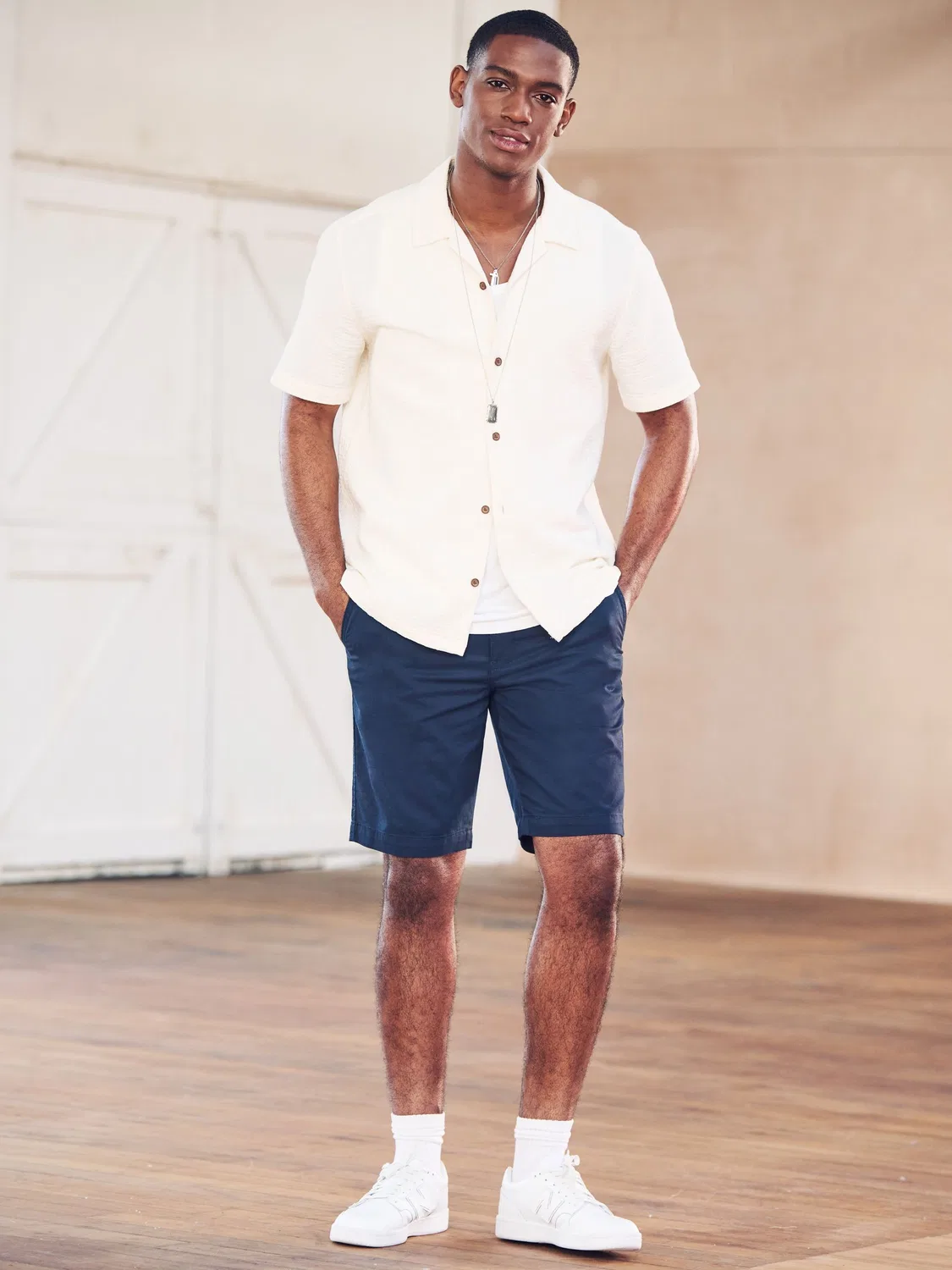 Levi's Baltic Navy Blue XX зауженные шорты чинос — фото 3