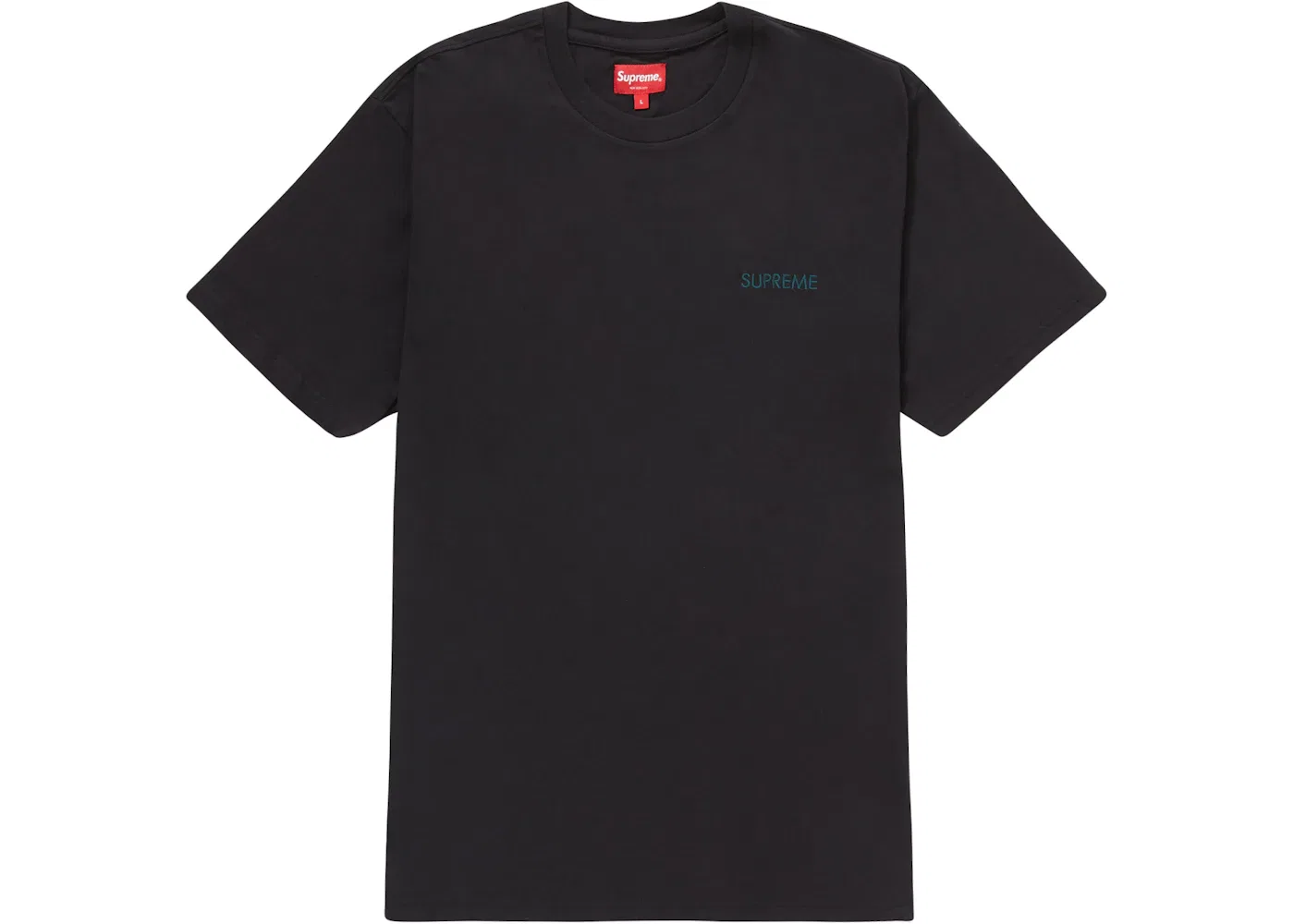 Мужская футболка Supreme Washed Capital S/S Top Black