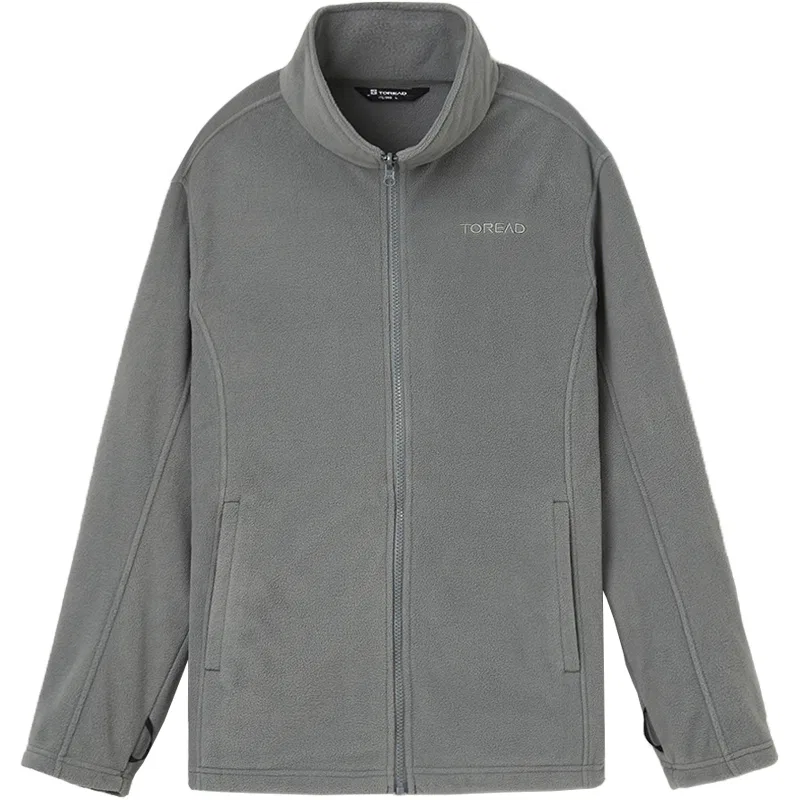 Детская ветровка с флисовой подкладкой 3 в 1, с капюшоном, Premium Gray/Lime-K346, TOREAD — фото 4