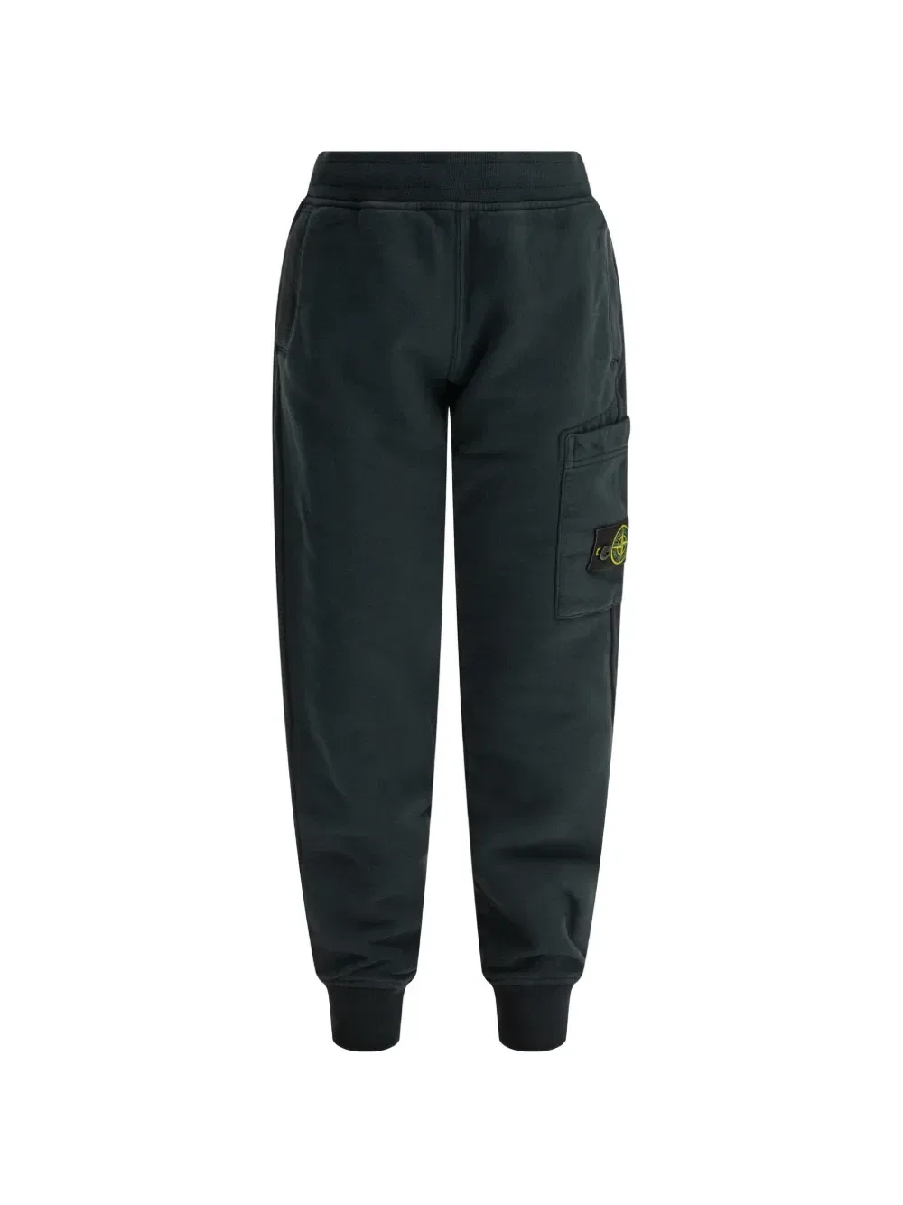Спортивные штаны с логотипом-нашивкой Stone Island Junior, синий