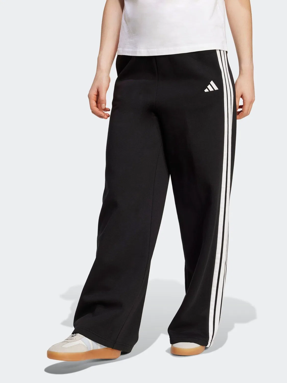 Джоггеры с лампасами, Adidas, черные