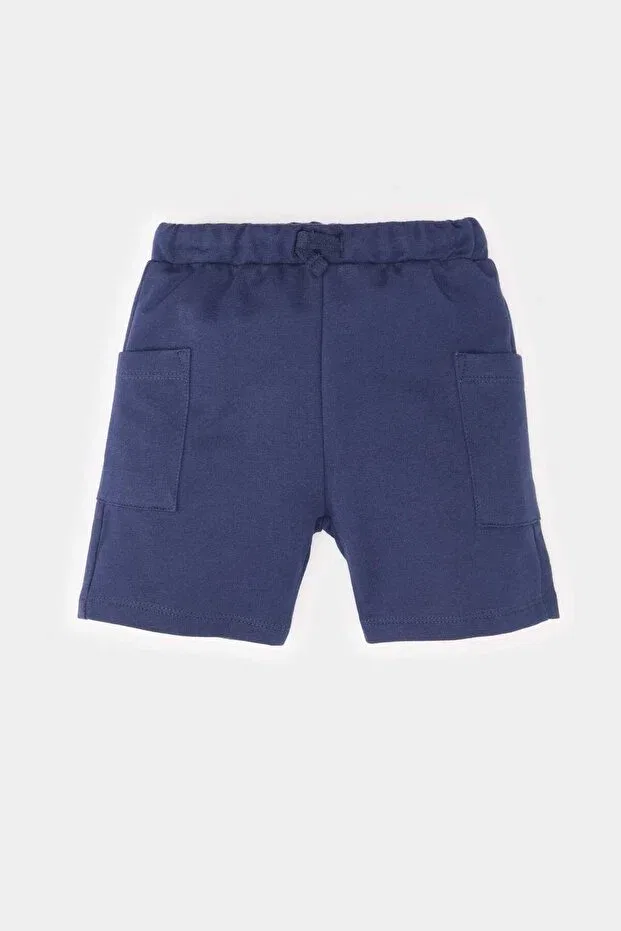 Детские шорты для мальчиков хлопковые Basics Defacto, Navy Blue