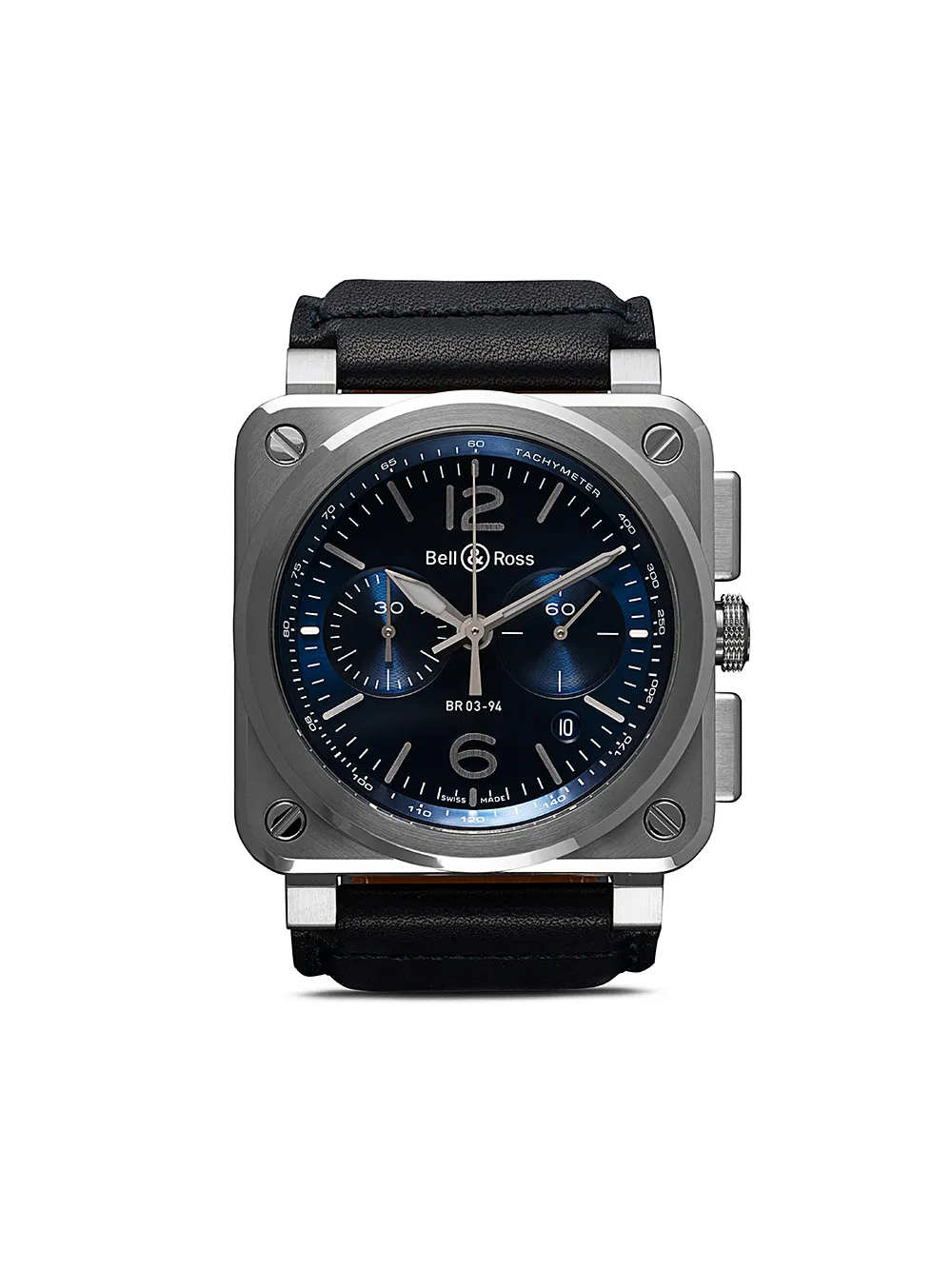 

Наручные часы BR 03-94 Blue Steel 42 мм Bell & Ross, синий