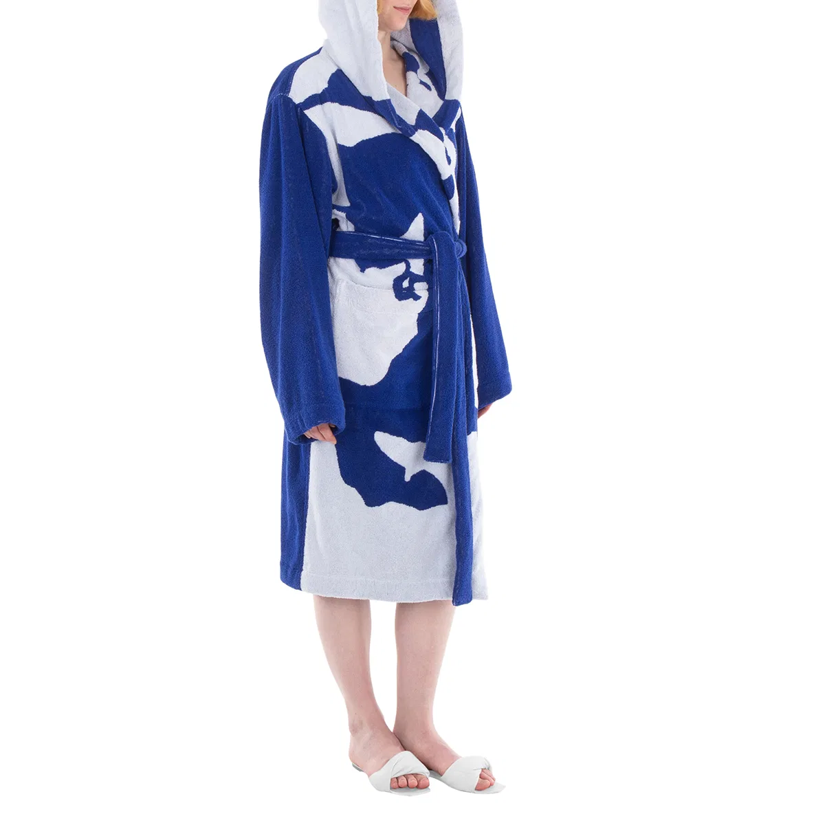 Халат махровый с принтом Equestrian Knight-Print Robe Burberry, Knight — фото 2