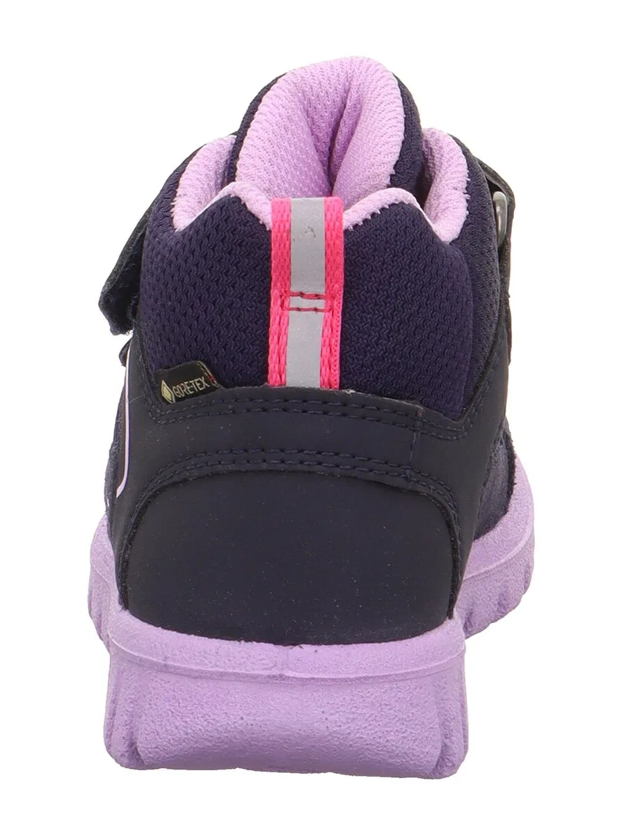 Детские кроссовки SUPERFIT First-Step 'SPORT7 MINI' в цветах баклажан, фиолетовый, лавандовый — фото 2