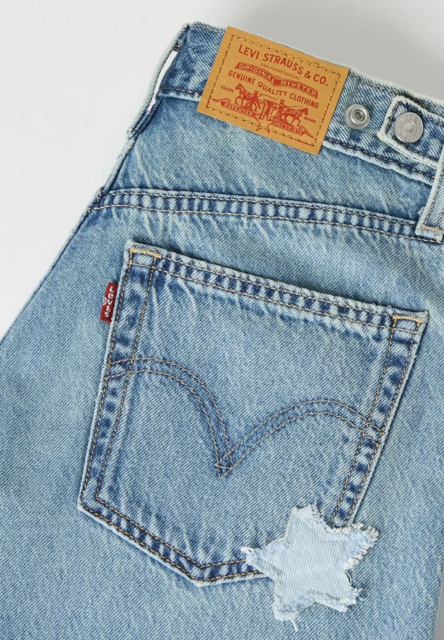 Джинсы LEVI'S Baggy Jeans 'CINCH BAGGY' в цветах: синий деним, пастельно-голубой, светло-голубой — фото 2