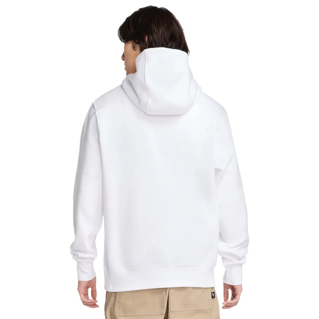 Мужское худи VGS Club Pullover BB Nike, цвет White/Cosmic Clay — фото 2