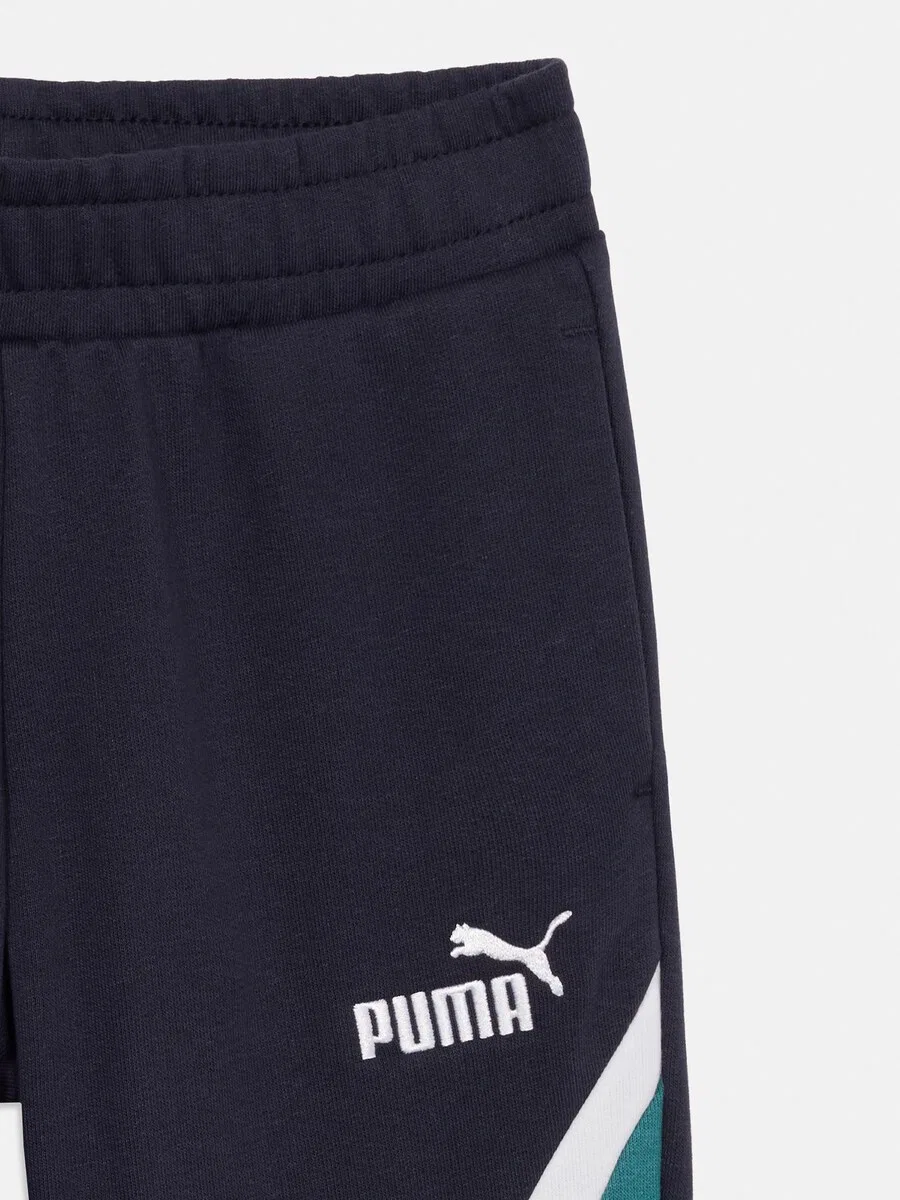 Зауженные спортивные брюки PUMA 'Ess' темно-синего цвета — фото 3