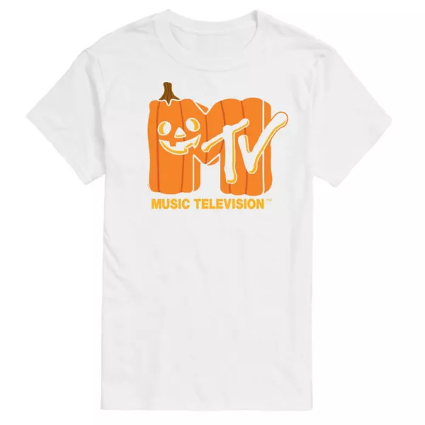 

Футболка с логотипом MTV Jack o Lantern и принтом Licensed Character, белый