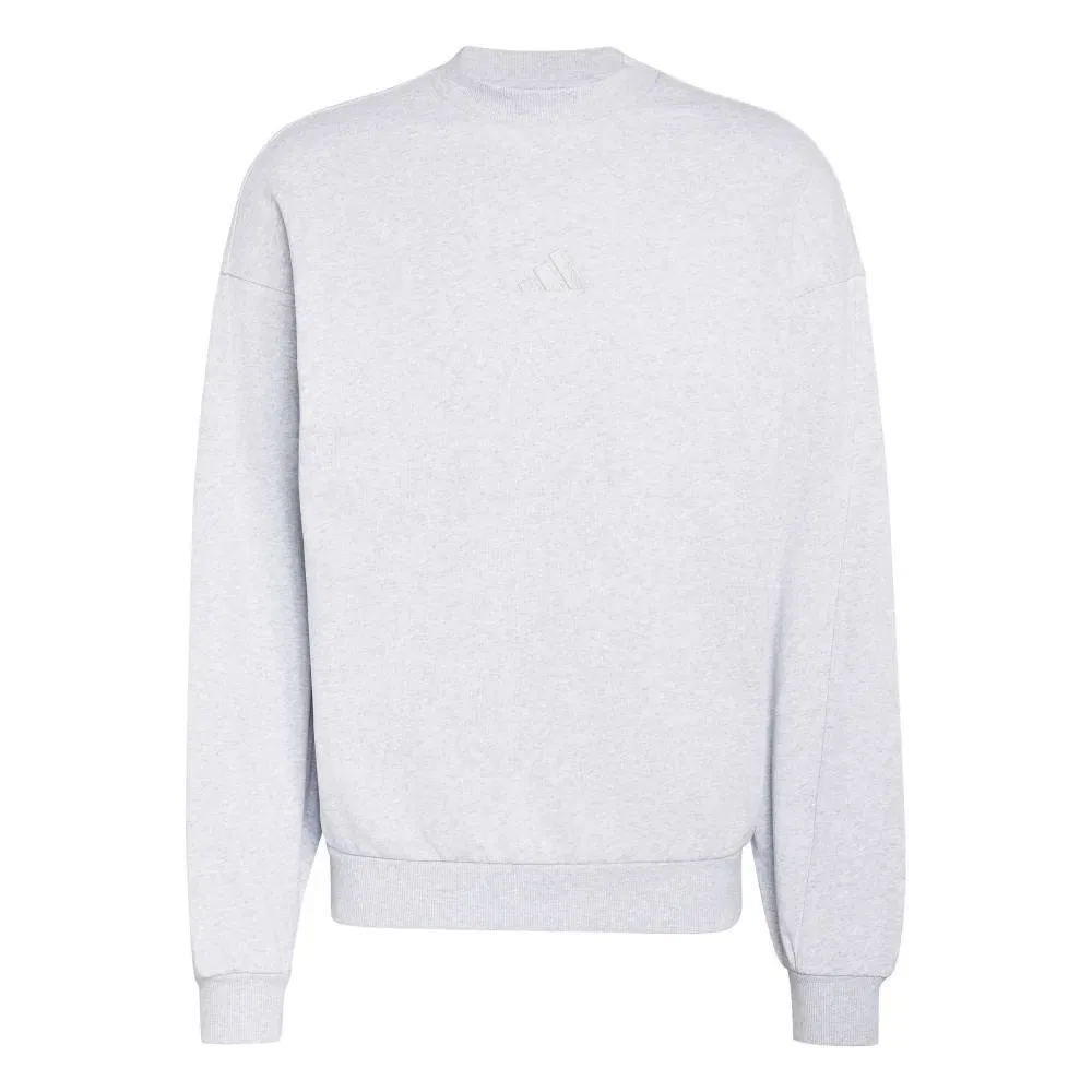 Мужской свитшот хлопковый Kit Small Logo Adidas, White — фото 3