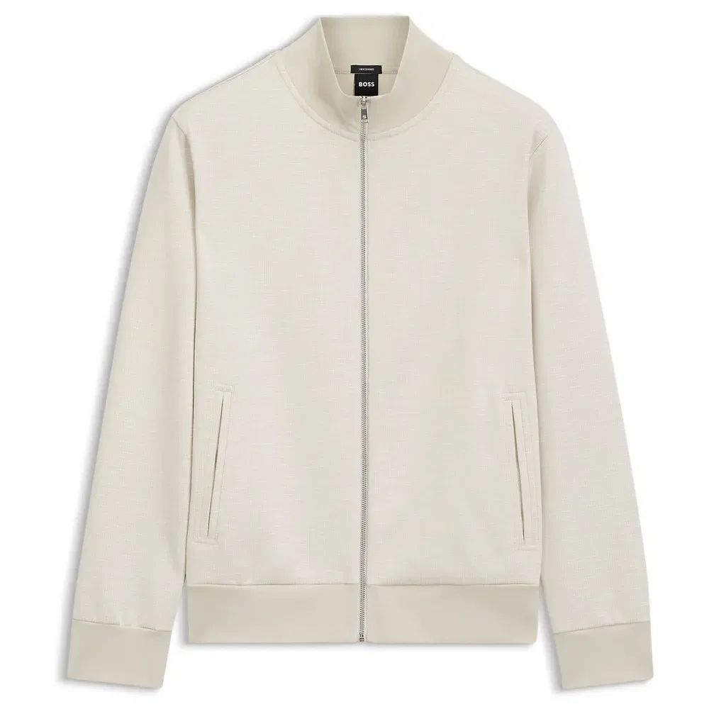 Мужской свитшот на молнии Siza BOSS, Beige