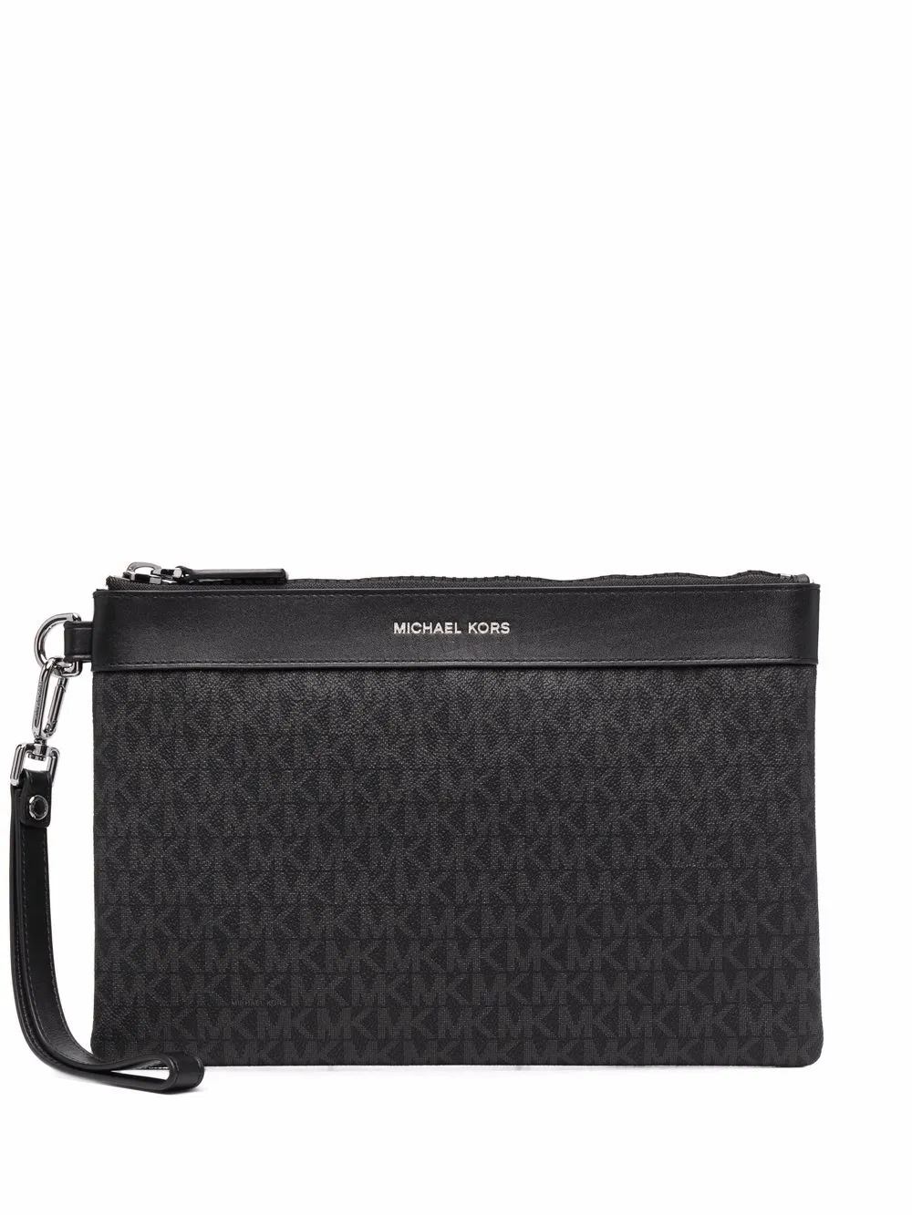

Клатч с монограммой MICHAEL KORS, черный