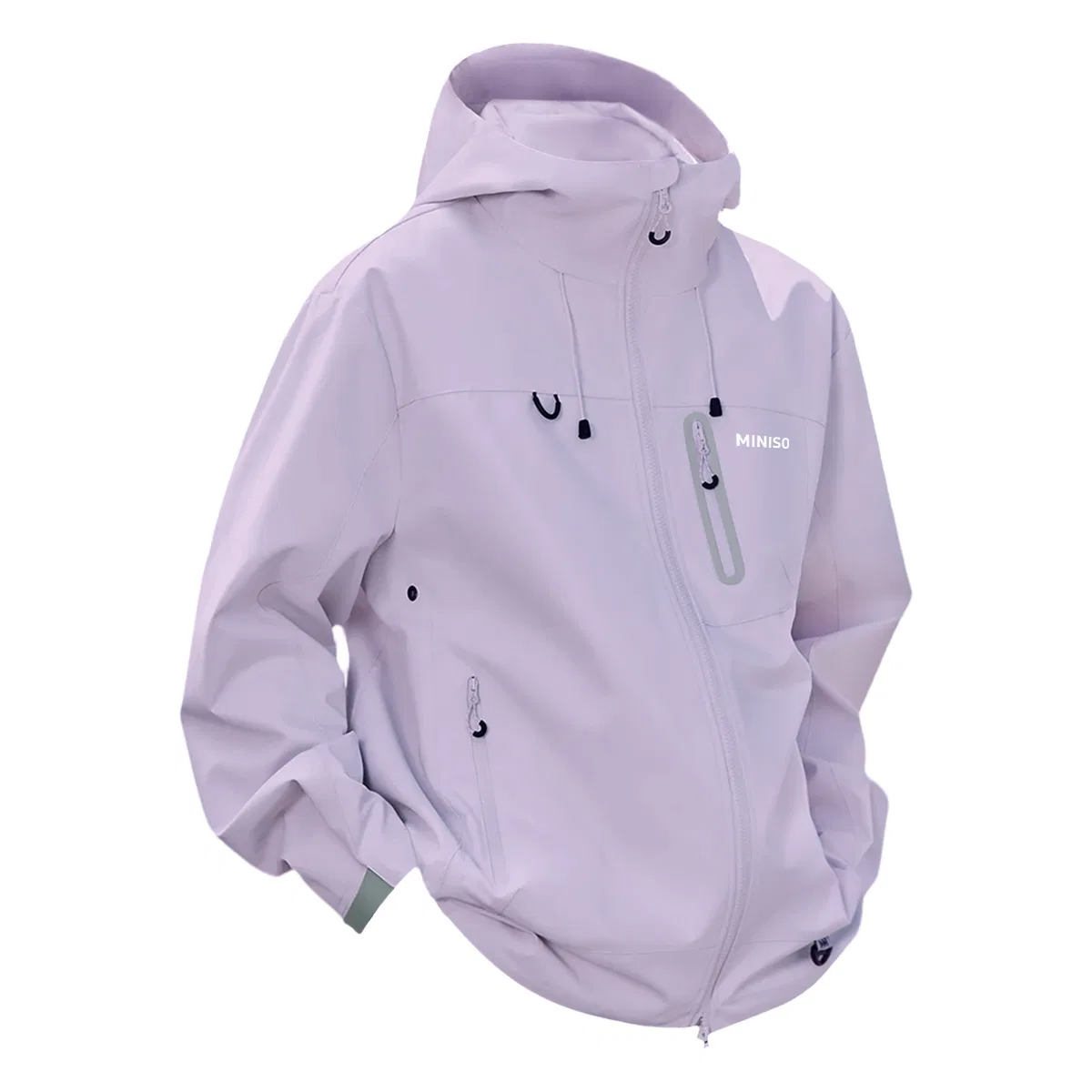 Детская куртка-пилот с капюшоном MINISO, Hazy Purple
