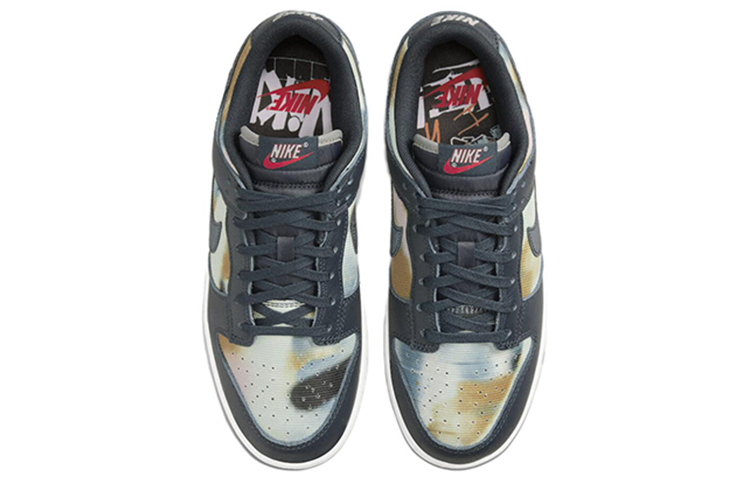 Кроссовки Nike Dunk Low Retro PRM, темно-синий — фото 4