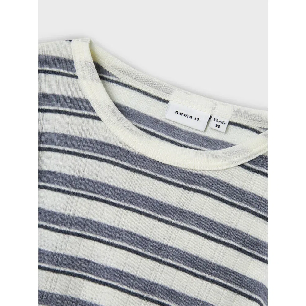 Футболка с длинным рукавом Wang Needle Mini Name It, белый — фото 4