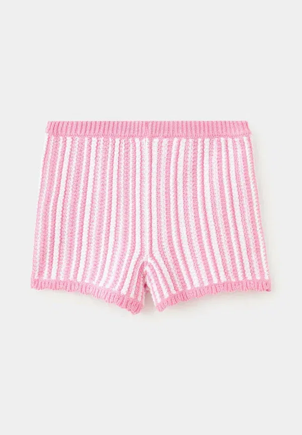 Детские шорты Mango Kids, розовый — фото 4