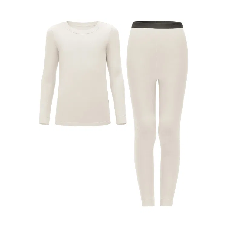 Детский комплект нижнего белья с круглым вырезом BANANA IN, Milk White