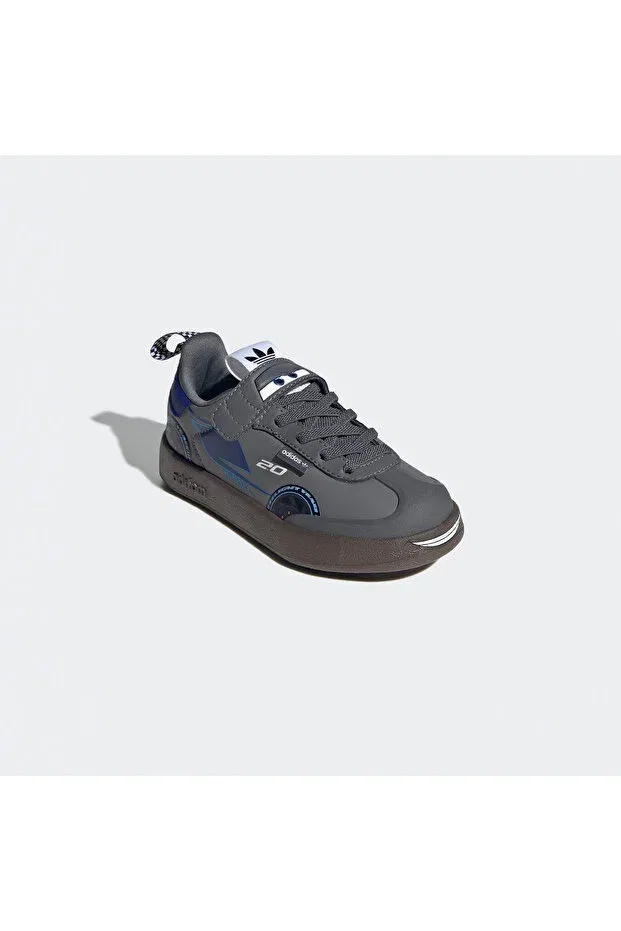 Детские кроссовки для девочек текстильные Adifom Samba 360 C Adidas, Supcol/Supcol/Gum5 — фото 2