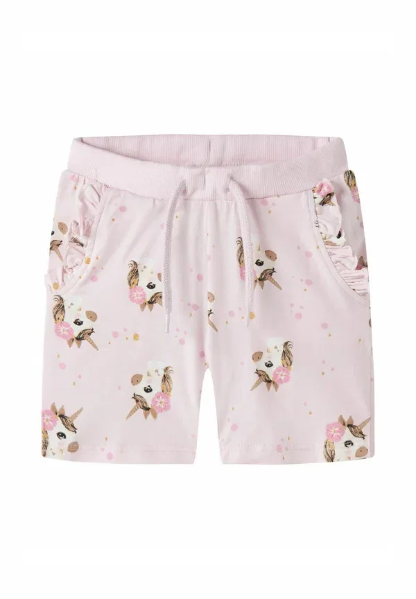 Брюки хлопковые Tracksuit bottoms Name It, розовый