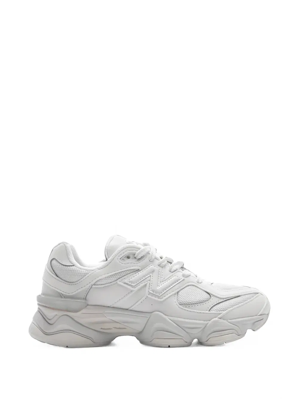 Кроссовки 9060 на шнуровке GS New Balance Kids, белый — фото 2