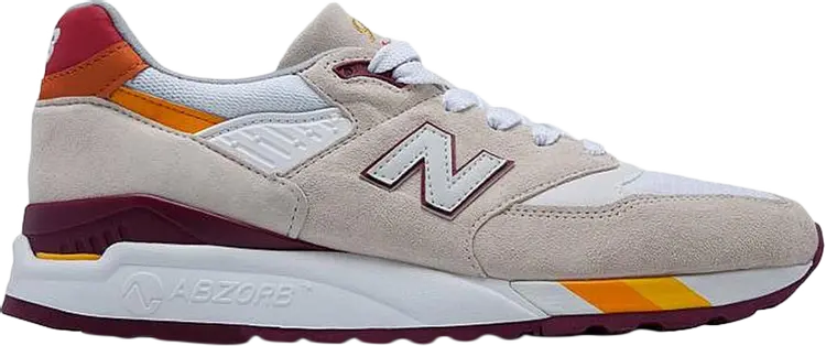 

Кроссовки New Balance 998 Made In USA 'Coumarin', белый